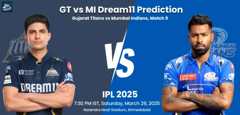 MI vs GT Dream11 Prediction