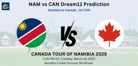 NAM vs CAN Dream11 Prediction