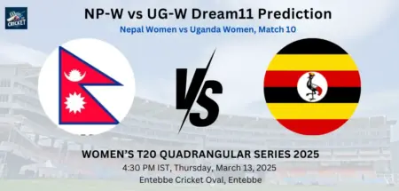 NP-W vs UG-W Dream11 Prediction