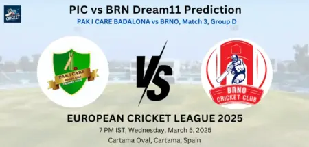 PIC vs BRN Dream11 Prediction