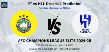 PT vs HLL Dream11 Prediction