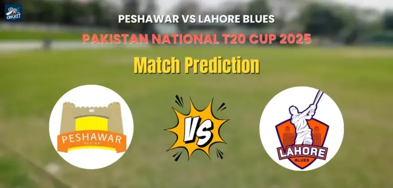 Peshawar vs Lahore Blues Match Prediction