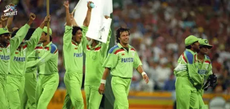 On this day in 1992 : Pakistan announced their arrival in world cricket with a World Cup victory under Imran Khan.