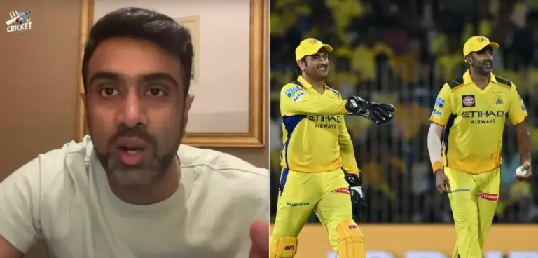 R Ashwin reveals an interesting story involving Ms Dhoni