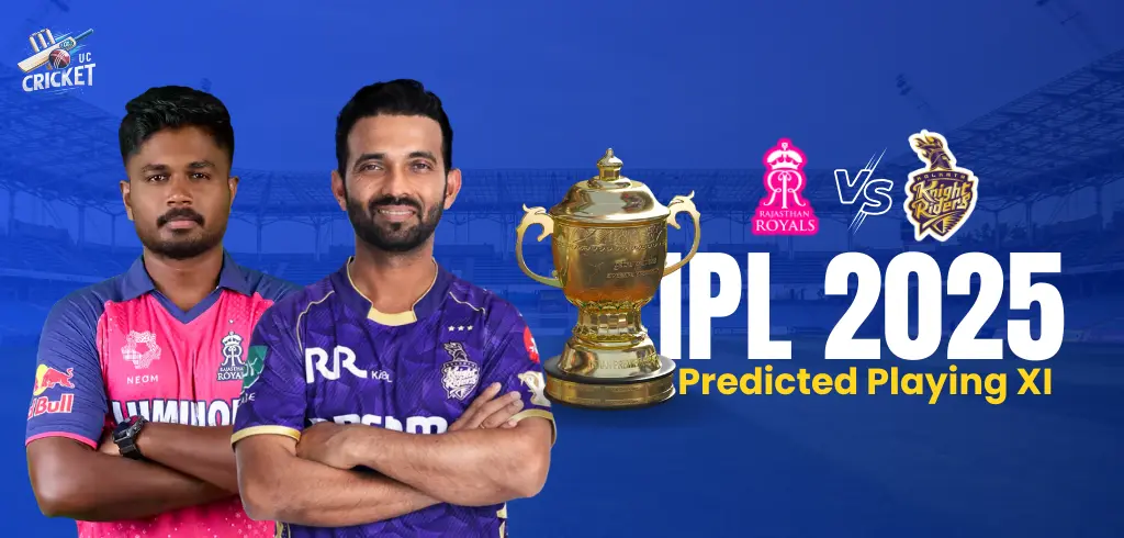 RR vs KKR Predicted Playing 11