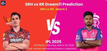 RR vs SRH Dream11 Prediction