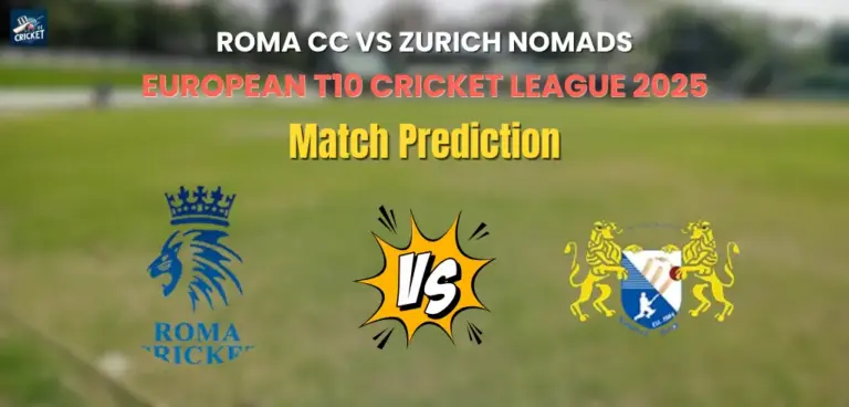 Roma CC vs Zurich Nomads Match Prediction