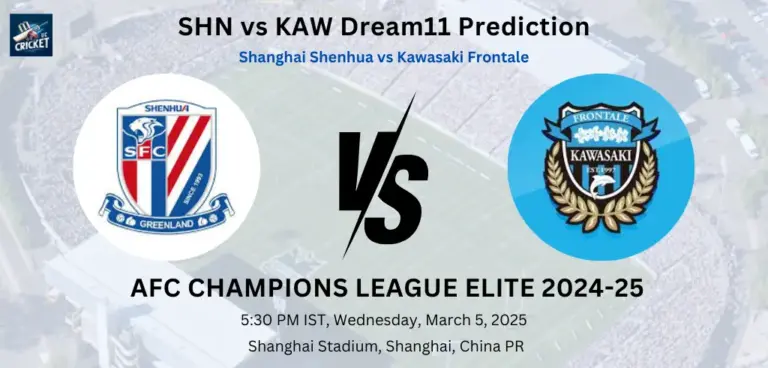 SHN vs KAW Dream11 Prediction