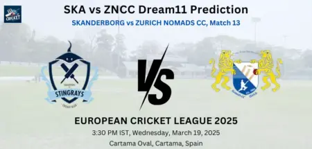 SKA vs ZNCC Dream11 Prediction