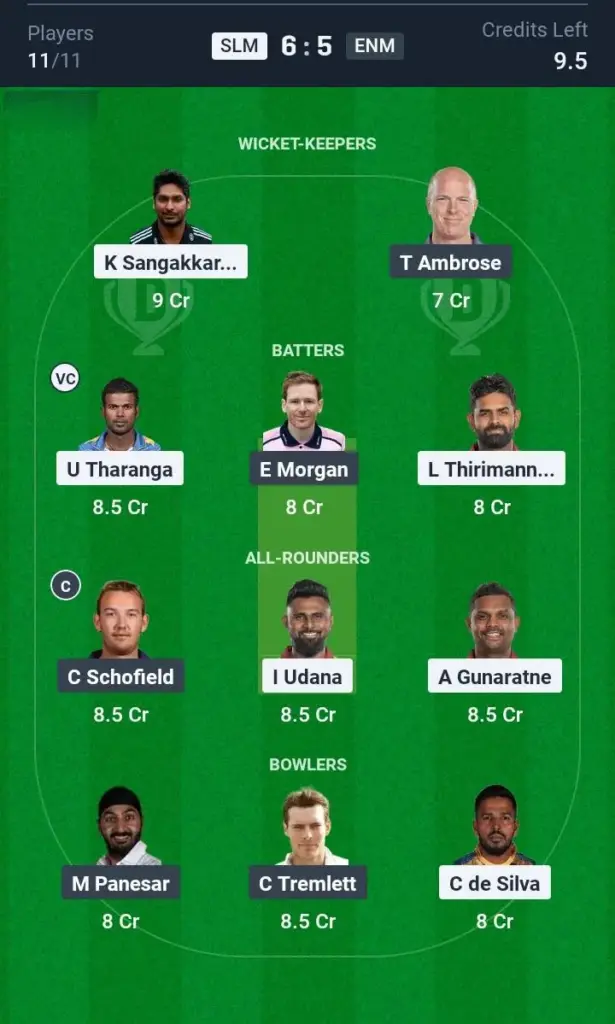 SLM vs ENM Small League Team