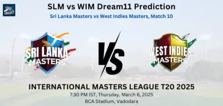 SLM vs WIM Dream11 Prediction