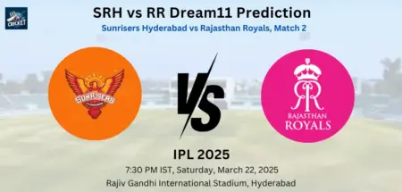 SRH vs RR Dream11 Prediction