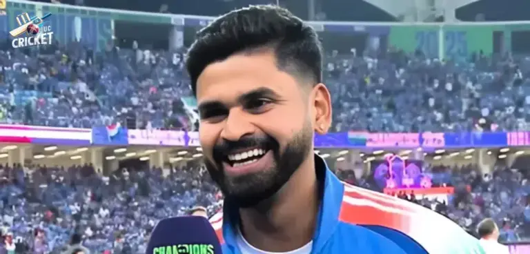 Shreyas Iyer after winning his first ever ICC trophy.