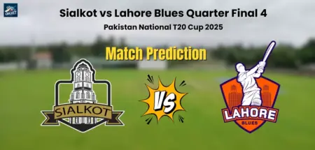 Sialkot vs Lahore Blues Match Prediction