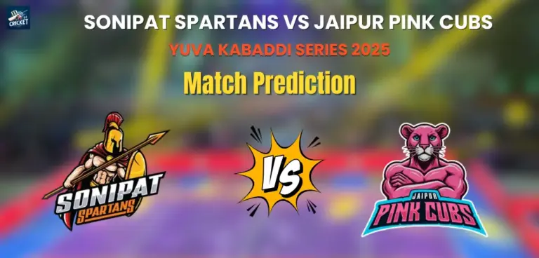 Sonipat Spartans vs Jaipur Pink Cubs Match Prediction
