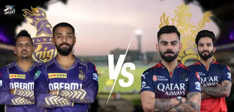 RCB vs KKR - Kohli vs Narine, Patidar vs Chakravarthy