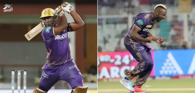 Andre Russell batting and bowling performance against Rcb