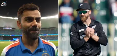 Virat Kohli drops a special message for Kane Williamson