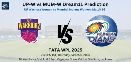 UP-W vs MUM-W Dream11 Prediction