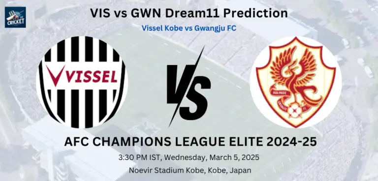 VIS vs GWN Dream11 Prediction
