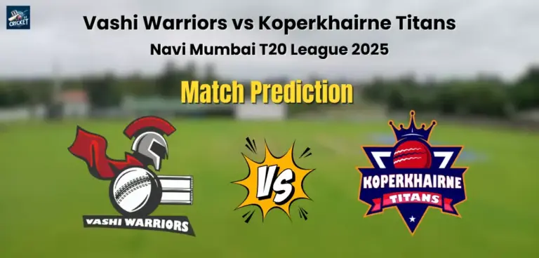 Vashi Warriors vs Koparkhairane Titans Match Prediction