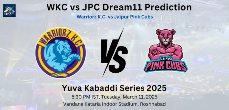 WKC vs JPC Dream11 Prediction