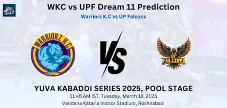 WKC vs UPF Dream 11 Prediction