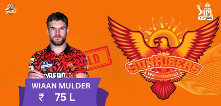 Wiaan Mulder IPL 2025 Price