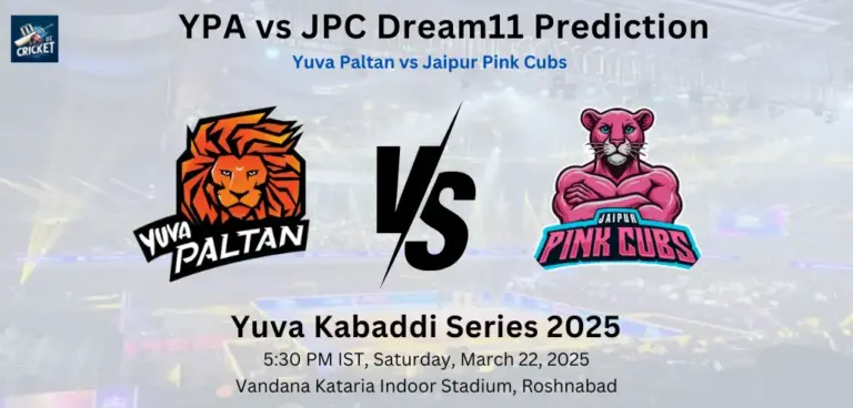 YPA vs JPC Dream11 Prediction