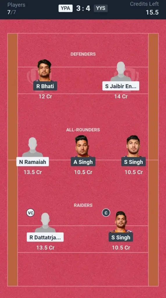 YPA vs YYS Small League Team