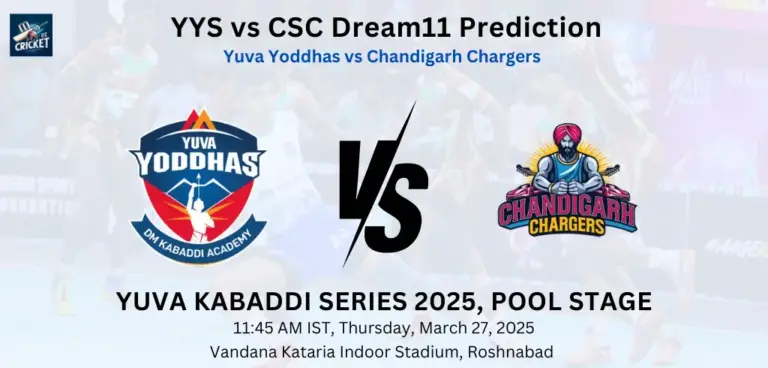 YYS vs CSC Dream11 Prediction