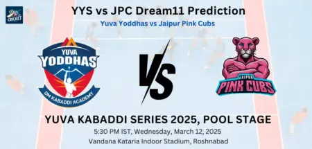 YYS vs JPC Dream11 Prediction