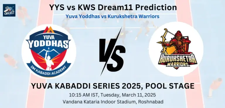 YYS vs KWS Dream11 Prediction
