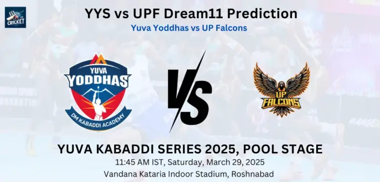 YYS vs UPF Dream11 Prediction