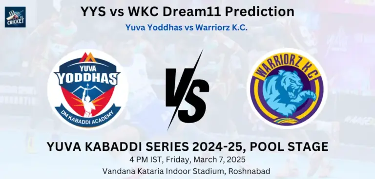 YYS vs WKC Dream11 Prediction