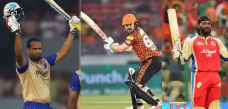 fastest 100 in ipl history