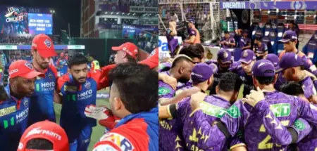 Delhi Capitals (DC)and Kolkata knight Riders(KKR) 