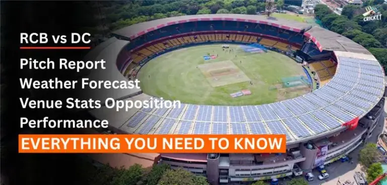 M.Chinnaswamy Stadium Pitch Report
