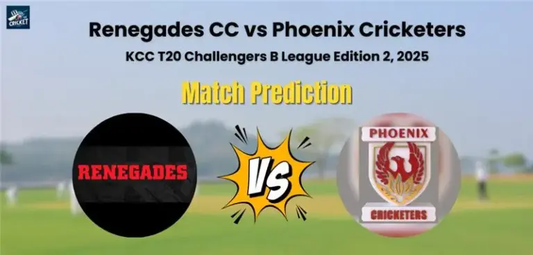 Who will Win Renegades CC vs Phoenix Cricketers