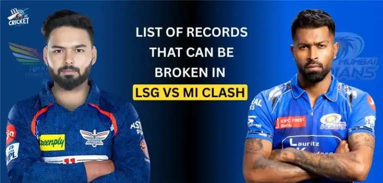 List of Records that can be broken in LSG vs MI clash.