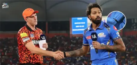 Tribute in IPL: Black Armbands in MI vs SRH Clash to Honor Pahalgam Victims Players to wear black armbands in MI vs SRH match: Reports.