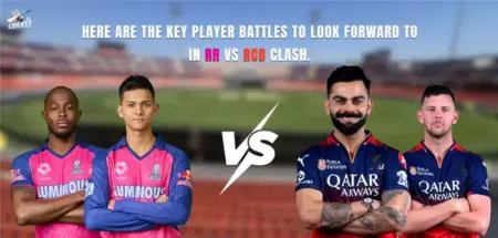 Yashasvi Jaiswal vs Josh Hazelwood, Virat Kohli vs Jofra Archer and More Key Battles in RR vs RCB IPL 2025 Yashasvi Jaiswal vs Josh Hazelwood to Virat Kohli vs Jofra Archer