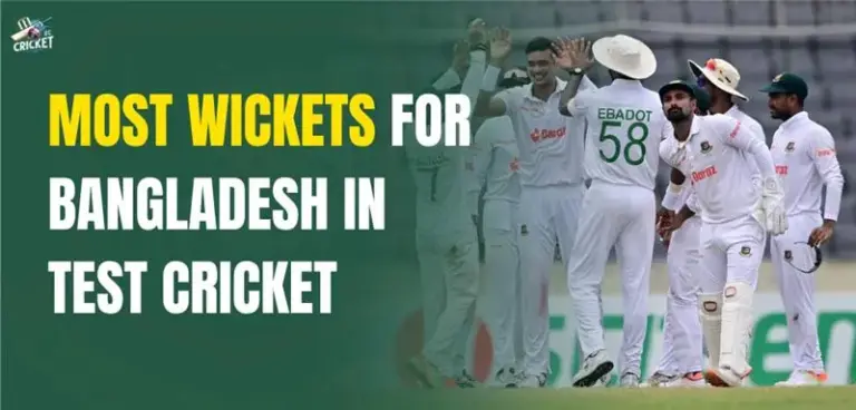 Most wickets for Bangladesh in Test cricket 