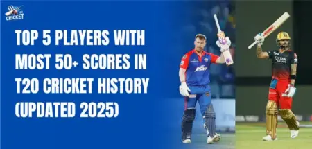 Top 5 Players with Most 50+ Scores