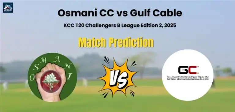 Who will Win Osmani CC vs Gulf Cable