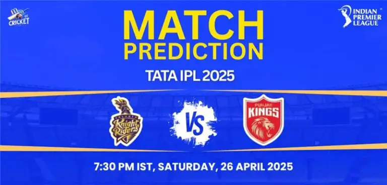 Who will Win Kolkata Knight Riders vs Punjab Kings