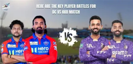 Kl Rahul vs Varun Chakravarthy to Ajinkya Rahane vs Kuldeep Yadav
