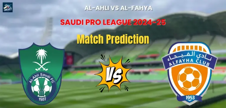 Al-Ahli vs Al-Fahya Match Prediction