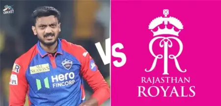 Axar Patel vs RR Stats and Records