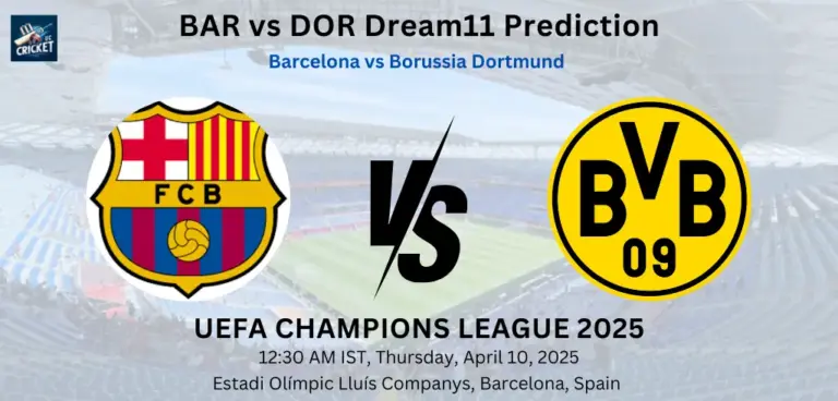 BAR vs DOR Dream11 Prediction